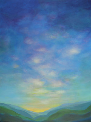 SKY Sunrise Hills 18X24 Acrylic on canva