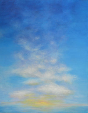 SKY Ocean Sunrise 16X20 Acrylic on canva