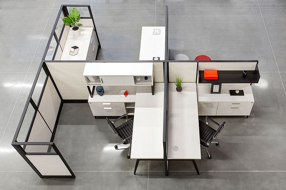 Thumbnail: Friant Novo cubicle with Dash storage