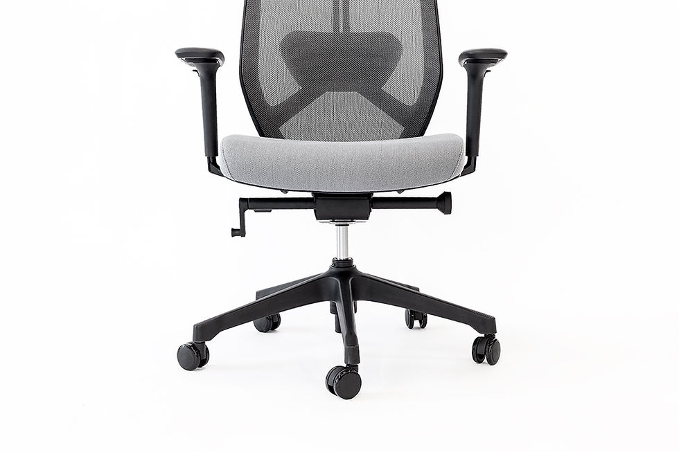 Thumbnail: Gray Ignite task chair Seat detail