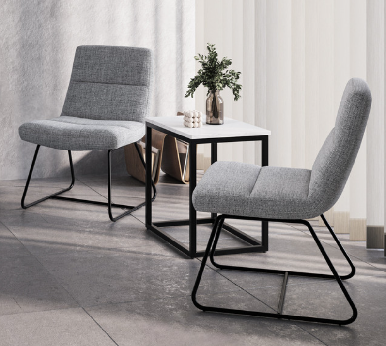 Lenox side table with chairs