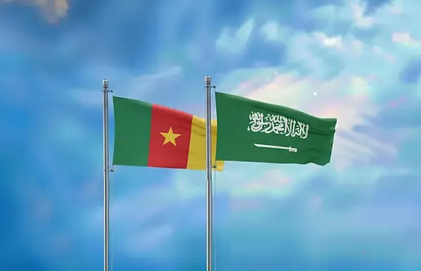Saudi E-Umrah Visa for Cameroon citizens � Cameroon and Saudi Arabia flags representing online Saudi visa eligibility for Cameroonians