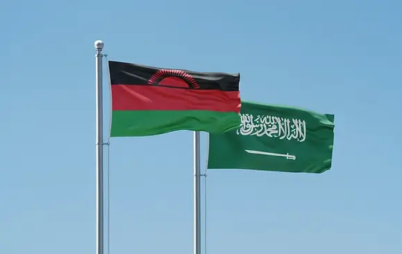 Saudi E-Tourist Visa for Malawi citizens – Malawi and Saudi Arabia flags representing online Saudi visa eligibility for Malawians
