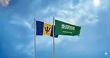 Saudi E-Tourist Visa for Barbados citizens – Barbados and Saudi Arabia flags representing online Saudi visa eligibility for Barbadians