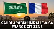 Planning your Umrah? Citizens of France can easily apply for a Saudi Arabia Umrah e-visa online. Enjoy a fast, secure process. Apply today!