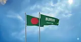 Saudi E-Tourist Visa for Bangladesh citizens – Bangladesh and Saudi Arabia flags representing online Saudi visa eligibility for Bangladeshis