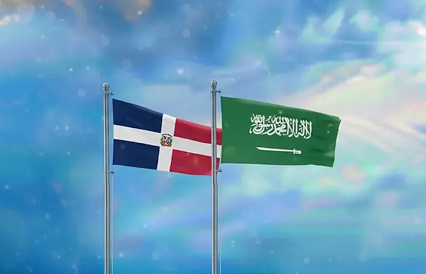 Saudi E-Tourist Visa for Dominican Republic citizens � Dominican Republic and Saudi Arabia flags representing online Saudi visa eligibility for Dominicans