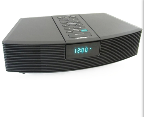 Bose Wave Radio AM/FM Alarm Clock AWR1-W1 - Black | pryor333
