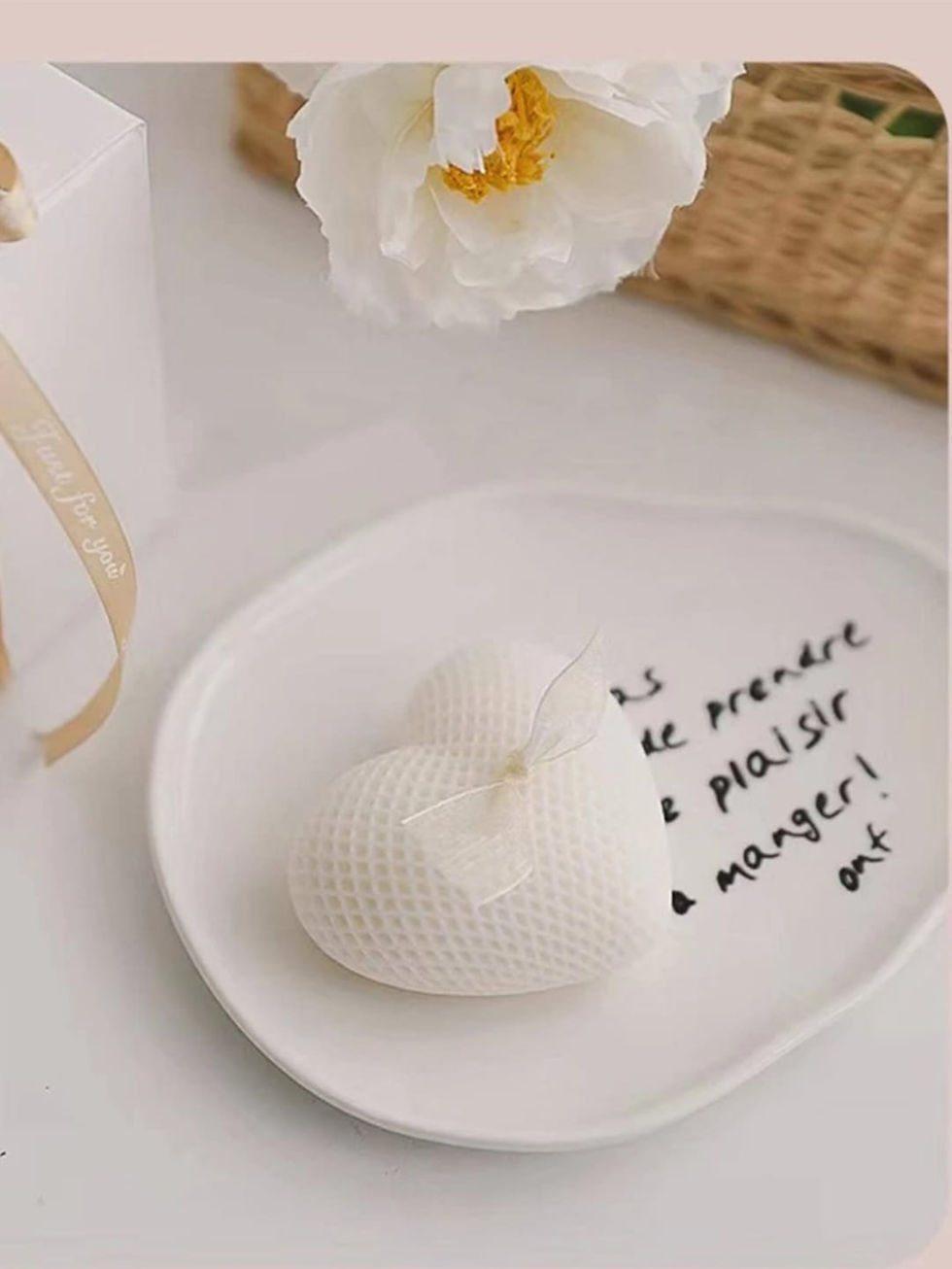 Thumbnail: Cadeauset - Pot kaars + Hart kaars