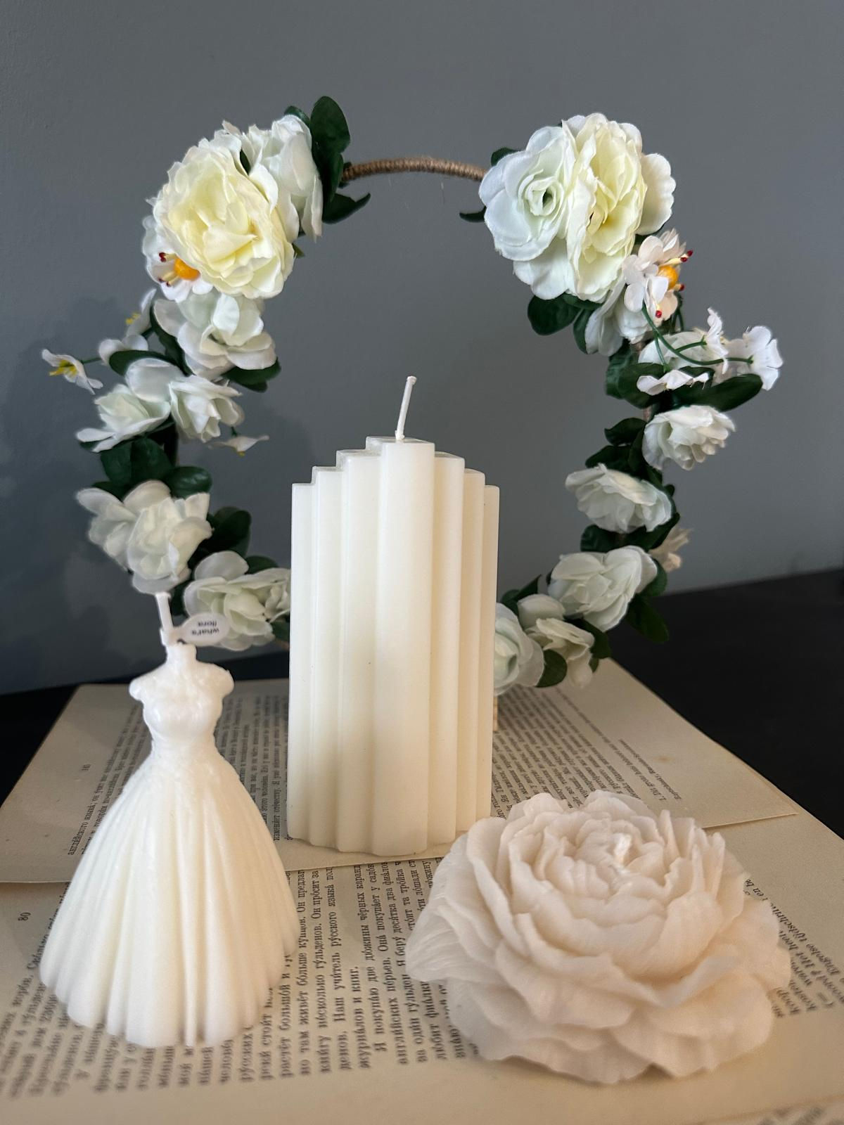 Cadeau Set - Kaars - Speciale Decoratie Set - Set van 3 - Model D - Geschenk Set