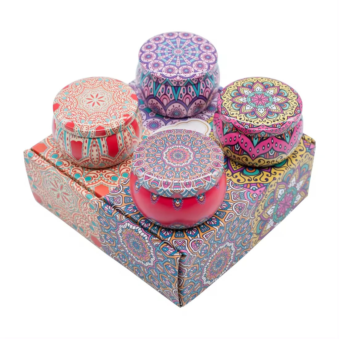 Geurkaarsen Geschenkset van 4 - Ornamental kaars