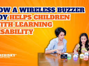 A mom and daughter using wireless buzzers playing Memory Game