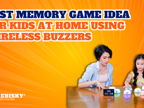 Best Memory Game Idea for Kids at Home Using Wireless Buzzers