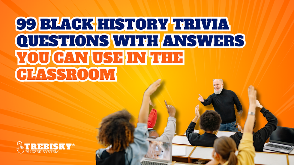 99 Black History Trivia Questions with Answers You Can Use in the Classroom