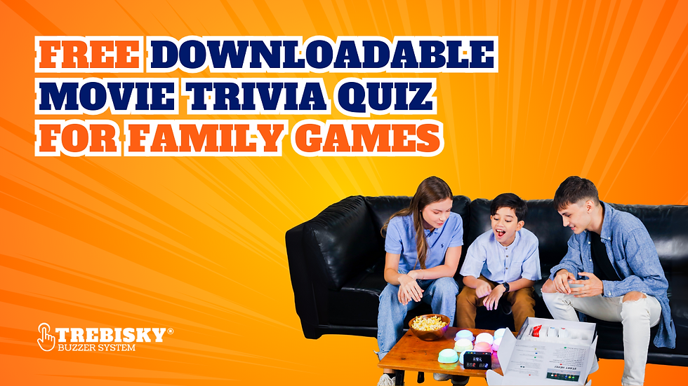 Free Movie Trivia Quiz for Family Games