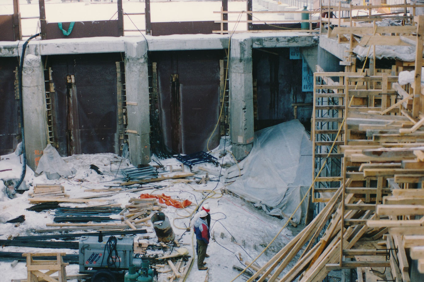 view of formwork for powerhose piers.jpg