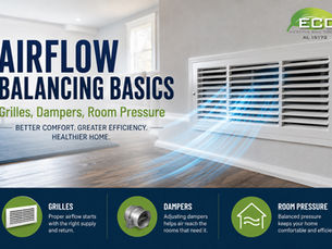 Airflow Balancing Basics (grilles, dampers, room pressure)