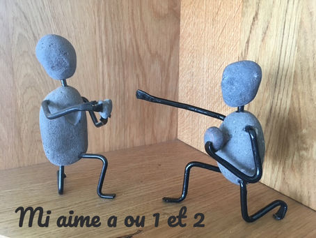 Des galets transformés en personnages, souvent drôles et toujours poétiques, faits avec passion par TyB.