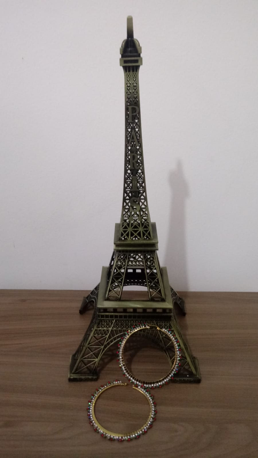 Miniatura: ARETE CON PEDRERÍA Y MOSTACILLA