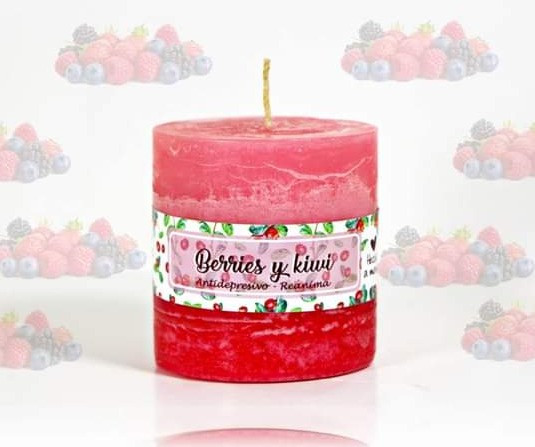 VELA AROMÁTICA BERRIES Y KIWI
