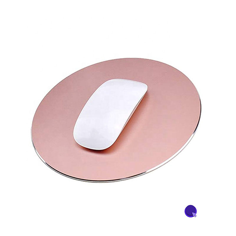 Thumbnail: Mousepad-Non-Slip-Office-Travel-Round-Aluminium-TBB/Rubber Base Dual Side