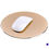 Thumbnail: Mousepad-Non-Slip-Office-Travel-Round-Aluminium-TBB/Rubber Base Dual Side