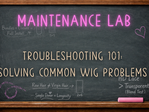Troubleshooting 101: Solving Common Wig Problems