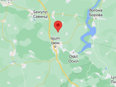 Am Weg nach Isyum / Ukraine
