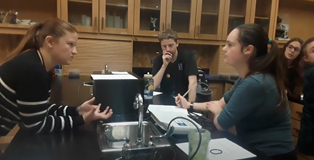 My peers learn about nutrient cycles and ways they can be taught to 7th and 8th grade students