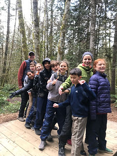 Team Bog worked together to fit all members on the element and stay balanced.