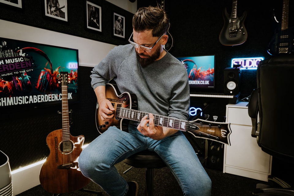 Connor - guitar teacher at Fresh Music Aberdeen