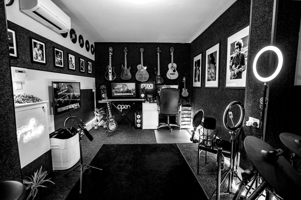 Fresh Music Aberdeen Studio Portrait