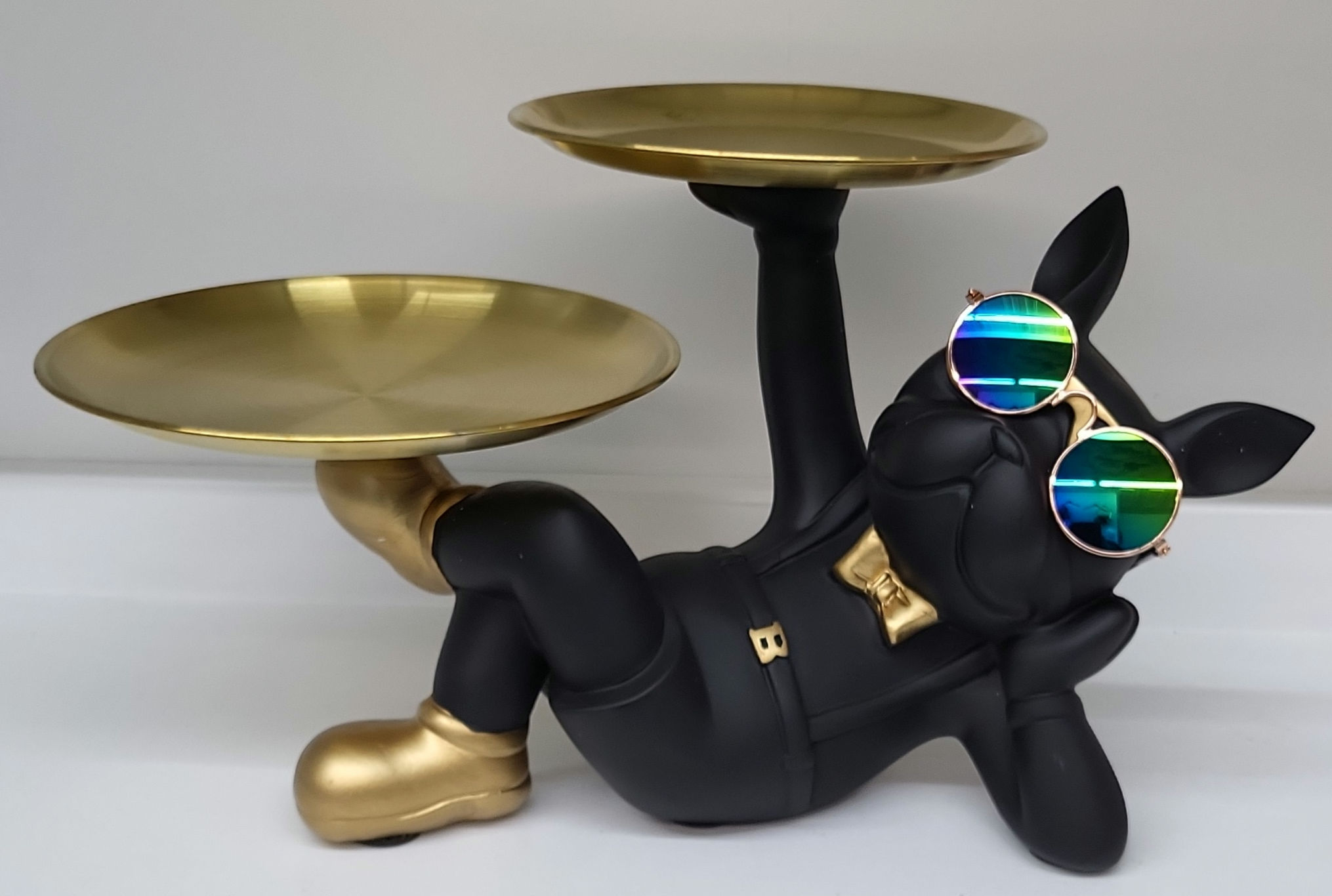 Dog w/Glasses 2 Holding Stands