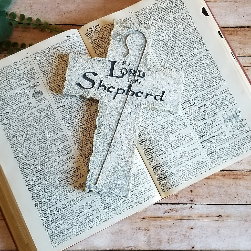 The Lord is my Shepherd wall cross