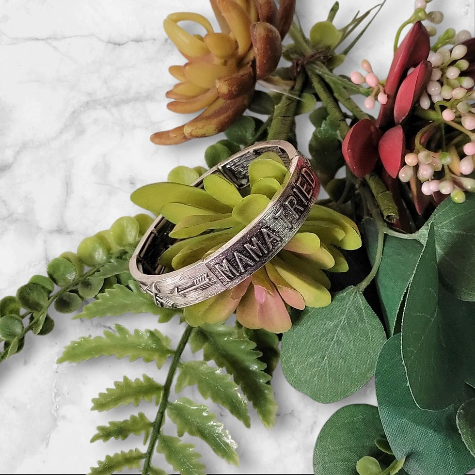 Thumbnail: Silver Stretch Bracelet's with Sayings