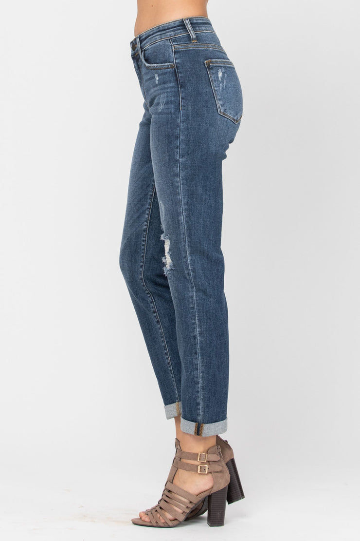 Thumbnail: Judy Blue Mid Rise Slim Fit #82204