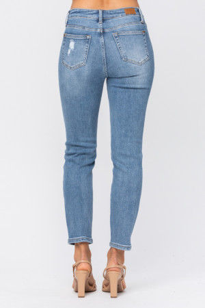 Thumbnail: JB #8833 DESTROYED LARGE HOLES RELAXED JEANS