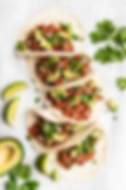 Shredded beef taco ( LCT )