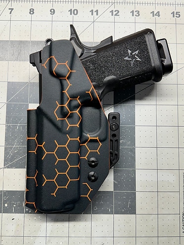 JMFD Customs Staccato C IWB Kydex Holster-Orange Hex