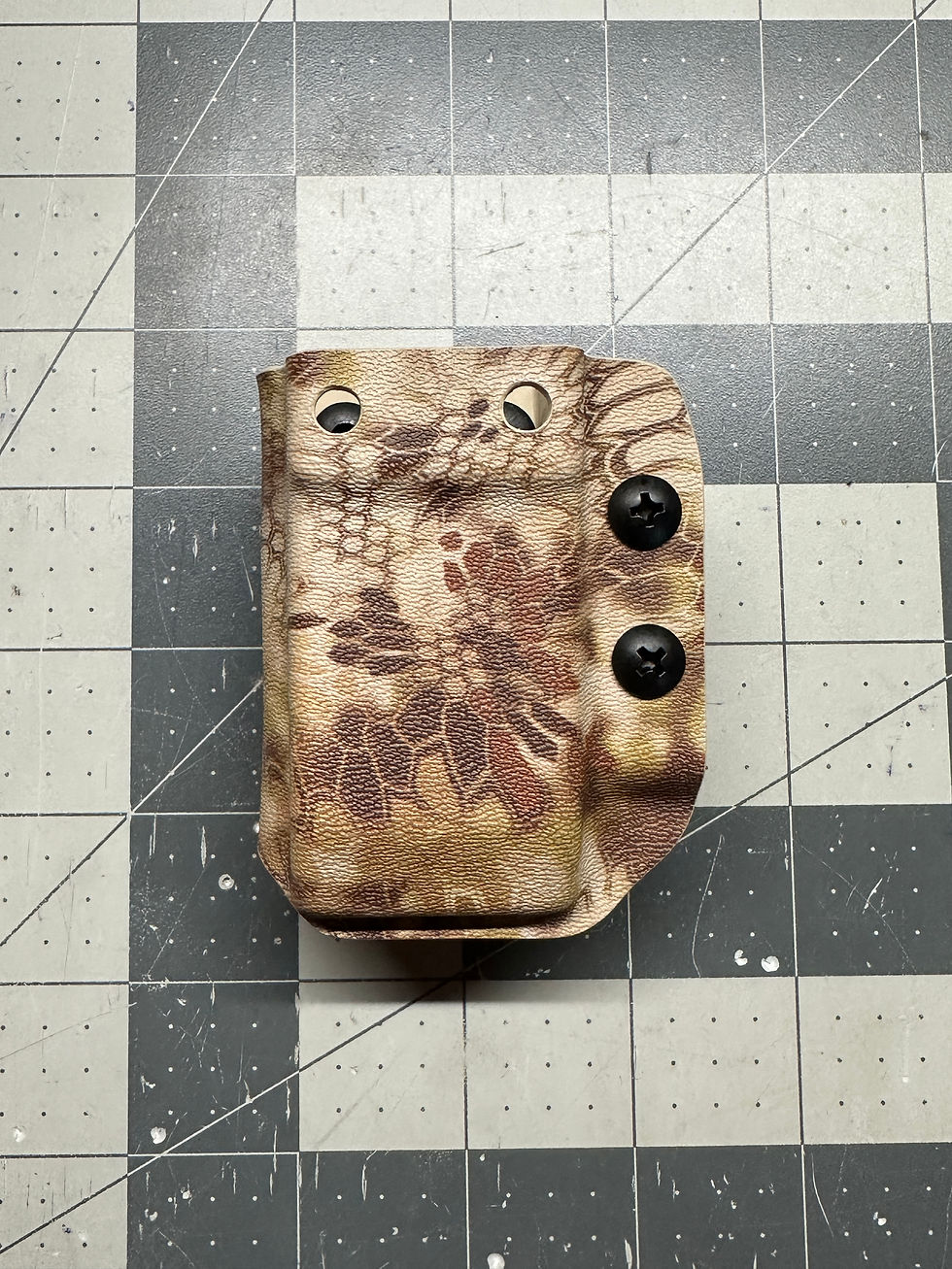 JMFD Customs Kryptek Highlander Print 9/40 Double Stack Mag Holster