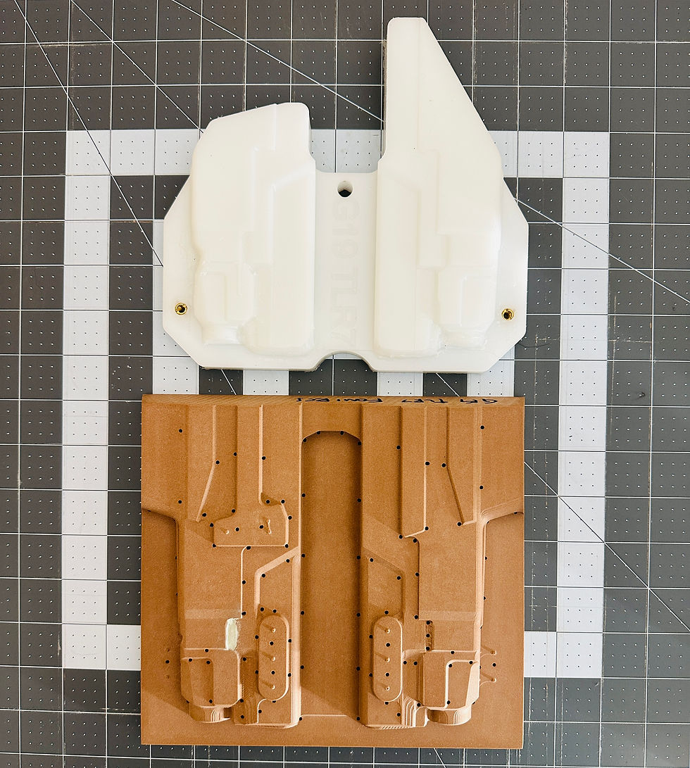 GLOCK 19 W/TLR7 MOLD AND TRIM JIG