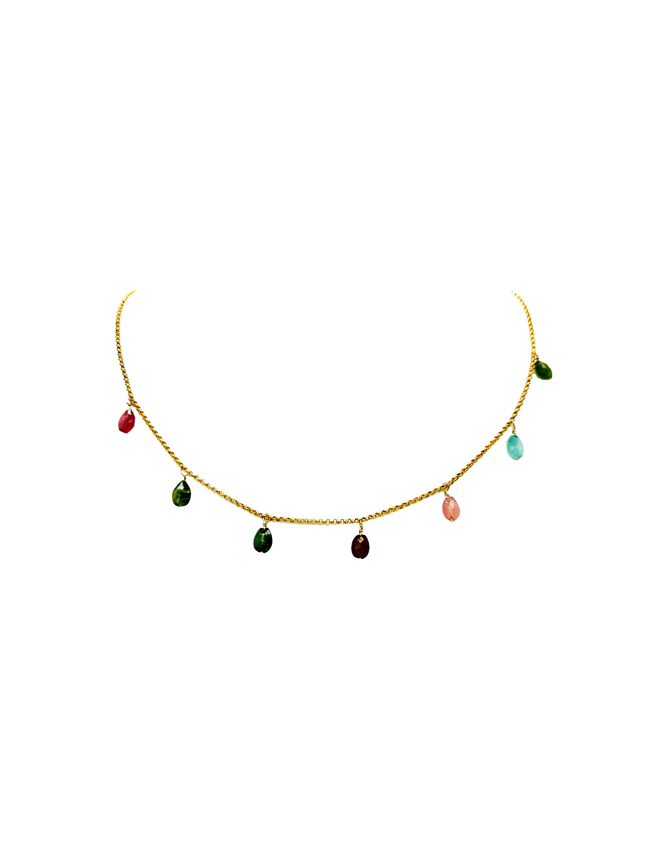 Tourmaline Drop Necklace