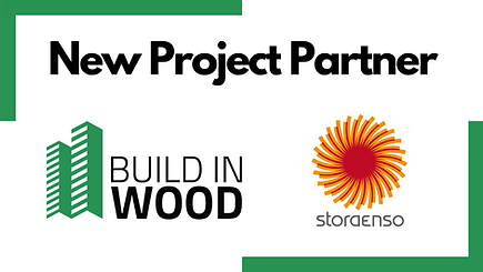 Logos of Build-in-Wood and Stora Enso