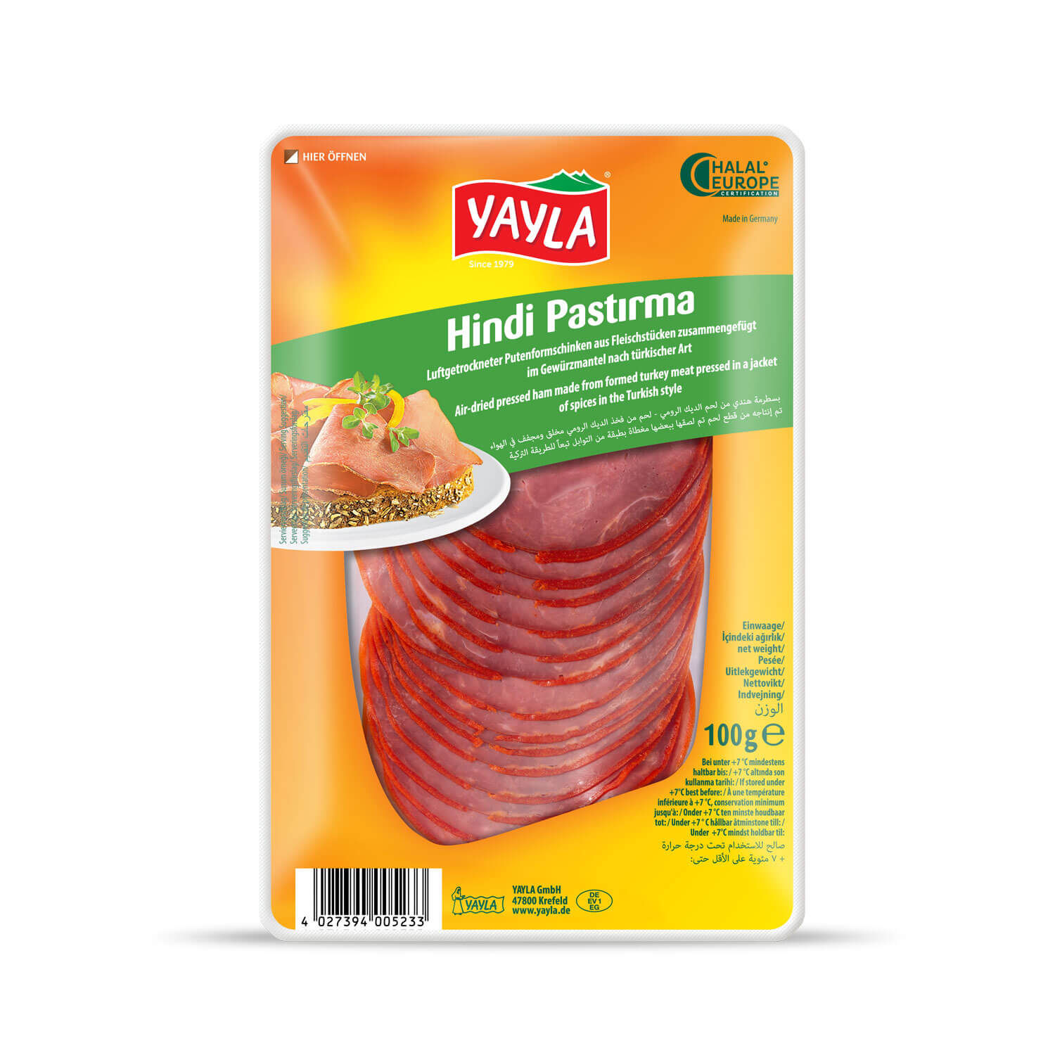 Yayla Kalkoenham 100g