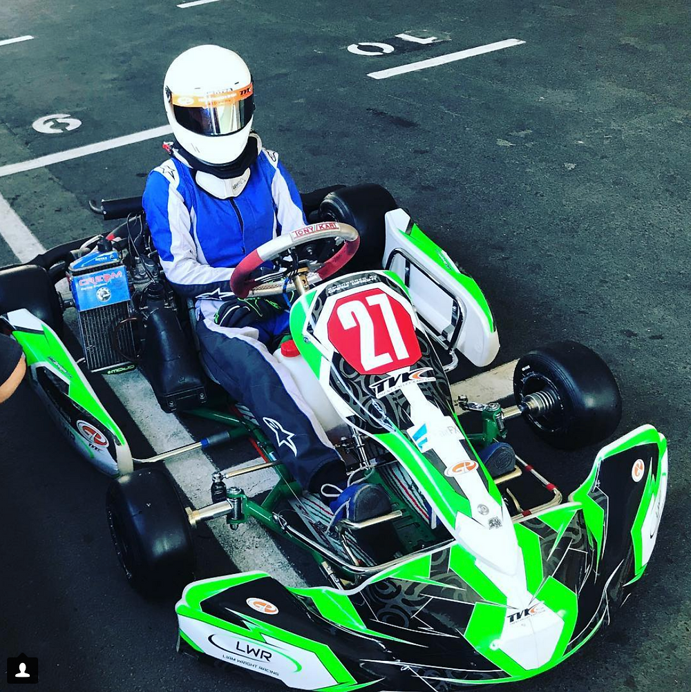 George Smith - Liam Wright Racing Driver - 2nd in TVKC Junior Rotax Championship 2018