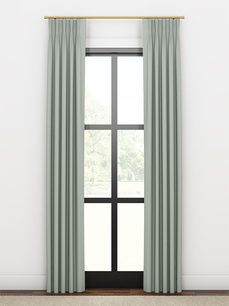 Thumbnail: Colonial Linen - Three-Finger Pinch Pleat