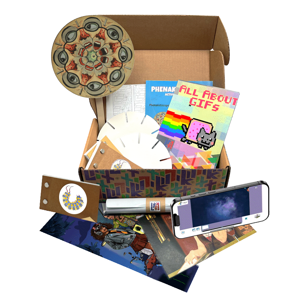 LitKit All About GIFs box with items animated