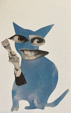 collage on acid-free paper