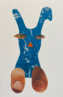 collage on acid-free paper
