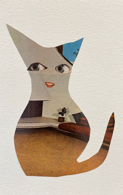 collage on acid-free paper